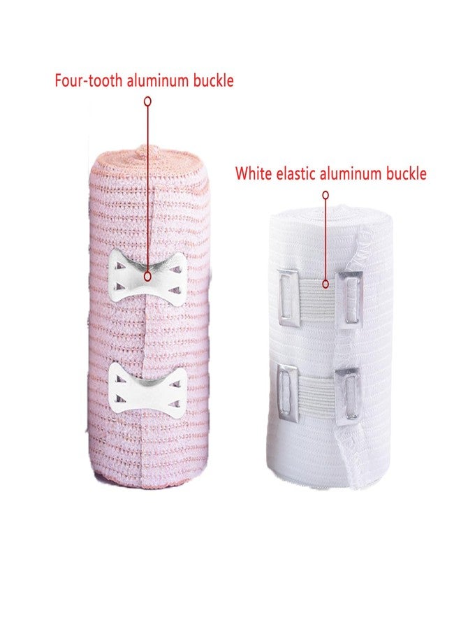 ArrErr 60 Pack Elastic Bandage Clips Aluminum Butterfly Bandage Clips Bandage Wrap Clip Fasteners for Self-Adhesive Bandage Wrap Compression Bandage Wraps Self-Adh Wrap Rolls 2 Types - Image 5
